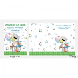 Kartka składana Happy Urodzinowy dziecięcy B6 Ev-corp (STKH-017)