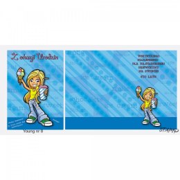 Kartka składana Young Urodzinowy dla dziewczyny B6 Ev-corp (STKY-008)