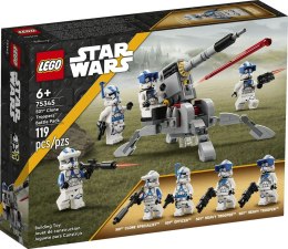 Klocki konstrukcyjne Lego Star Wars Zestaw bitewny - żołnierze-klony z 501. legionu (75345)