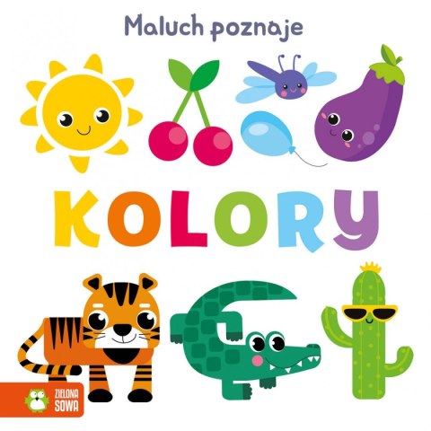 Książeczka edukacyjna Kolory Maluch poznaje. Zielona Sowa