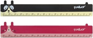 Linijka plastik 15cm Fun&Joy (FJ924194)