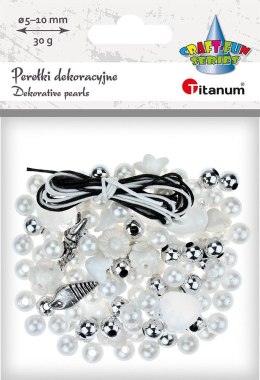 Perełki Titanum Craft-Fun Series zestaw do zrobienia biżuterii (BR230008-silver)