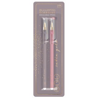 Długopis Satin Gold 2 szt 5902277318824 wkład niebieski Interdruk