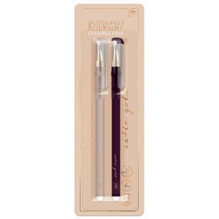 Długopis Satin Gold 2 szt 5902277318824 wkład niebieski Interdruk