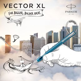 Ekskluzywne pióro tłoczkowe Parker VECTOR XL M Teal (2159746)