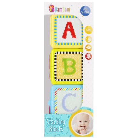 Klocki pozostałe Bam Bam edukacyjne 3 szt. (482510) Klocki pozostałe Bam Bam edukacyjne 3 szt. (482510)