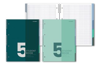 Kołozeszyt (kołonotatnik) B5 STUDENTBOOK 5 przedmiotów 100k. 70g krata Top 2000 (400179521)