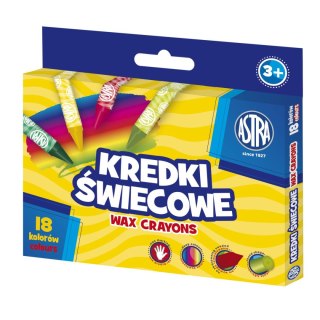 Kredki świecowe 18 kol. Astra (316023007)