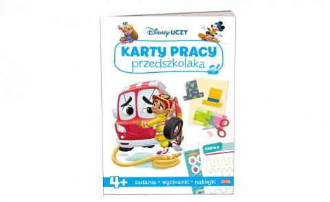 Książka dla dzieci Disney Uczy Karty pracy przedszkolaka. Ameet (UKP 9301)