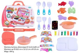 Masa plastyczna dla dzieci zestaw w walizce, kuchnia morska mix Norimpex (NO-1004659)