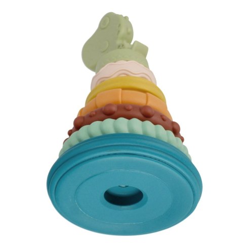 Układanka piramidka edukacyjna pastelowa Bam Bam (482393)