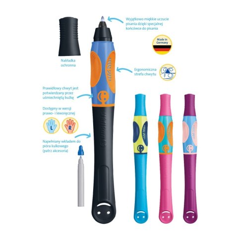 Pióro kulkowe Griffix 820493 Lovely Pink L wkład niebieskie Pelikan (300009674)