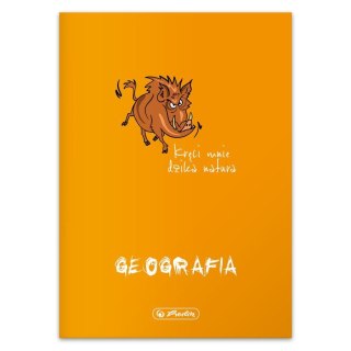Zeszyt A5 Geografia Eco PP 9500042 60k. 70g kratka Herlitz (400198100)