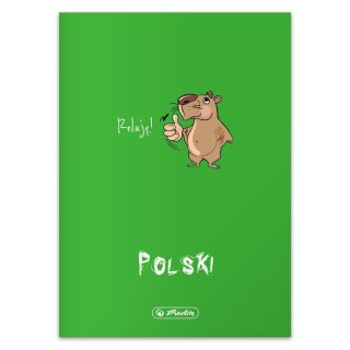 Zeszyt A5 J.polski Eco PP 9500004 60k. 70g kratka Herlitz (400198109)