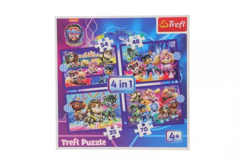 Puzzle Trefl Paw Patrol 4w1 Bohaterowie na ratunek 4w1 el. (34621)