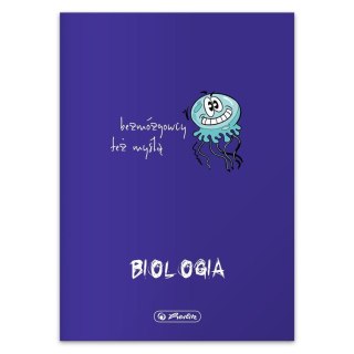 Zeszyt A5 Biologia Eco PP 9500059 60k. 70g kratka Herlitz (400198101)