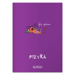 Zeszyt A5 Fizyka Eco PP 9500080 60k. 70g kratka Herlitz (400198103)