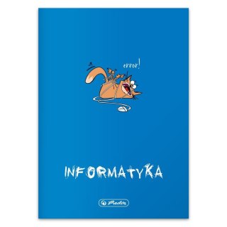 Zeszyt A5 Informatyka Eco PP 9500097 60k. 70g kratka Herlitz (400198104)