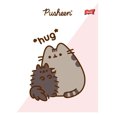 Zeszyt Unipap Pusheen A5 32k. 70g linia podwójna kolorowa Zeszyt Unipap Pusheen A5 32k. 70g linia podwójna kolorowa