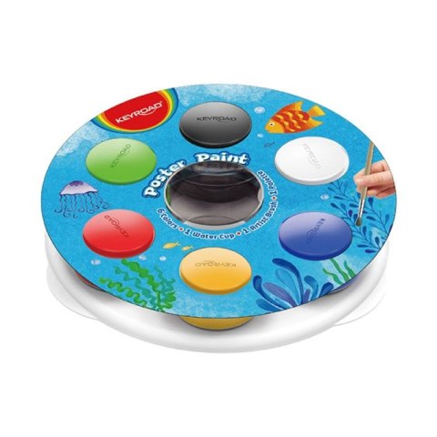 Farby plakatowe Keyroad kolor: mix 25ml 6 kolor. (KR971823) Farby plakatowe Keyroad kolor: mix 25ml 6 kolor. (KR971823)