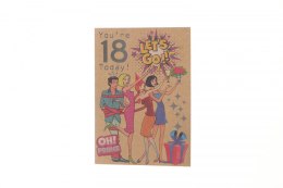 Kartka składana Eko Urodziny B6 Pol-mak (B6EKO_UR18)