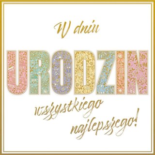 Kartka składana kw KARNET KW TŁ NAPIS Henry (5907465666022)