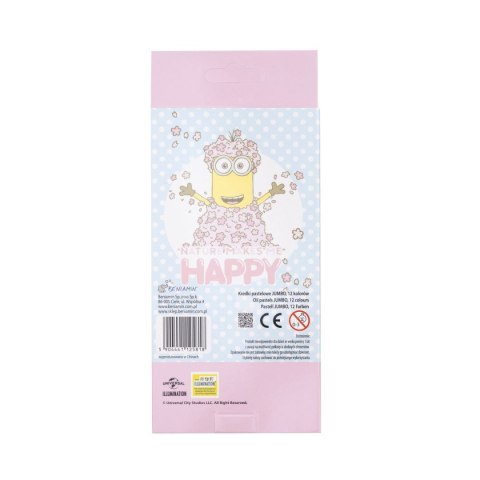 Kredki ołówkowe Trole Jumbo 12 kol. Beniamin