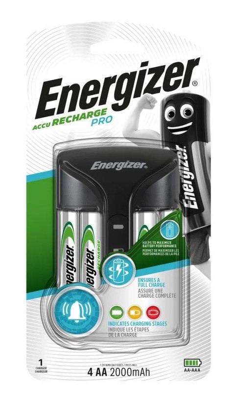 Ładowarka akumulatorowa PRO + 4 x R6 2000 mAh Energizer (NH15-2000)