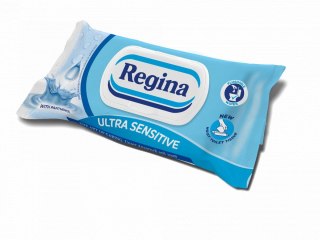 Papier toaletowy nawilżany Ultra Sensitive kolor: biały 42 szt Regina