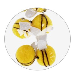 Pompony Craft With Fun żółte 6 szt (521621)