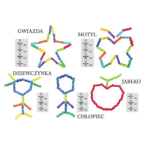 Klocki pozostałe Askato liczmany zwierzątka (102160) Klocki pozostałe Askato liczmany zwierzątka (102160)