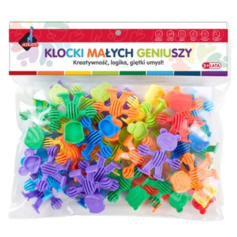 Klocki pozostałe Askato liczmany zwierzątka (102160) Klocki pozostałe Askato liczmany zwierzątka (102160)