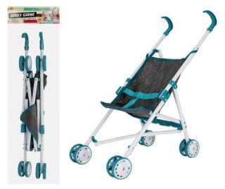 Wózek dla lalek parasolka metalowy szary Mega Creative (536566)