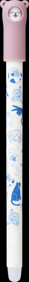 Długopis wymazywalny Happy Color Cats niebieski 0,5mm (HA 4120 01CA-3)