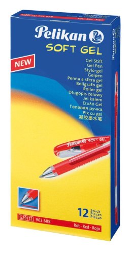 Długopis żelowy Pelikan Soft Gel czerwony (962688)