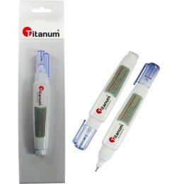 Korektor w długopisie (piórze) Titanum 8ml (No.139)