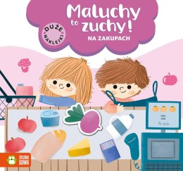 Książeczka edukacyjna Zielona Sowa Maluchy to zuchy. Na zakupach