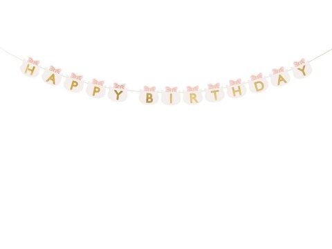 Girlanda Partydeco Happy Birthday Kotki, 2.8 m (GRL113)