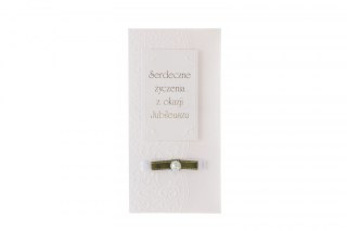 Kartka składana DL Jubileusz exclusive Merigraf (5902221808807)