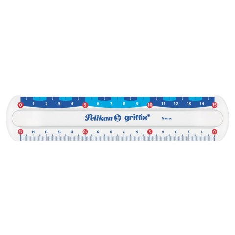 Linijka plastik Griffix 822275 15cm Pelikan (300000445)