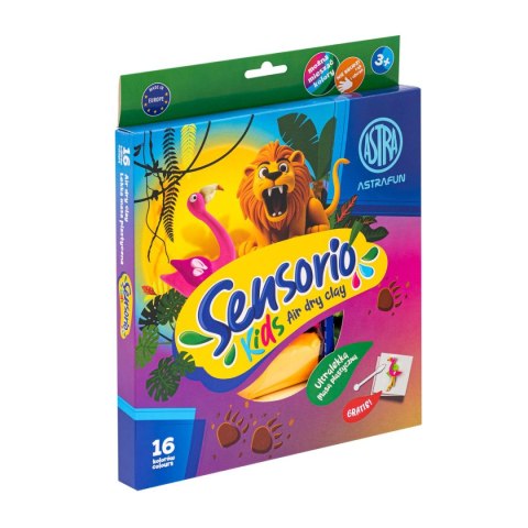 Masa plastyczna dla dzieci DŻUNGLA Sensorio Kids mix Astra (336123023)