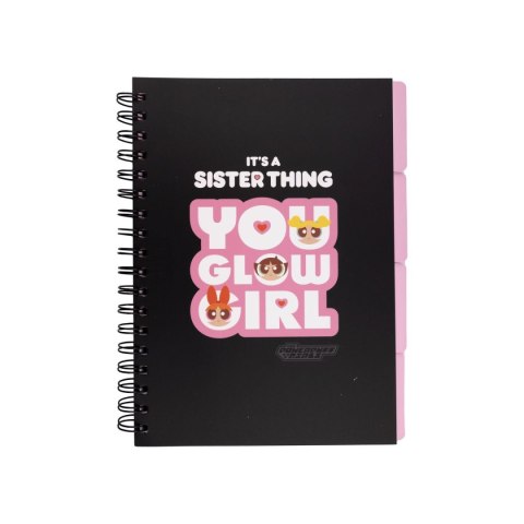 Kołozeszyt (kołonotatnik) Atomówki B5 96k. 70g krata Beniamin (6273)