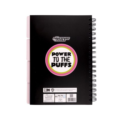 Kołozeszyt (kołonotatnik) Atomówki B5 96k. 70g krata Beniamin (6273)