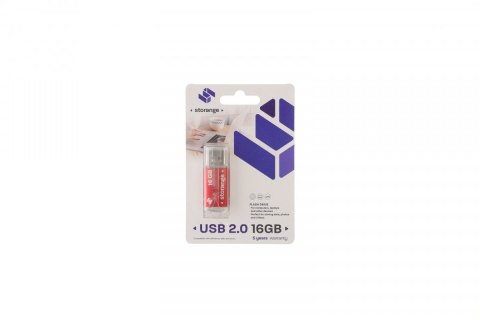 Pendrive Storange Red 16GB (STORANPEN16GBRED2.0)