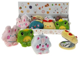 Lusterko w pluszowym etui 8x4cm Adar (601604)