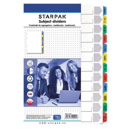 Przekładka numeryczna Starpak Office A4 biała 1-12 [mm:] 210x297 (131565)