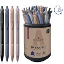Długopis żelowy ACADEMY z gripem 5902277346810 wkład niebieski 0,7mm Noster (36 szt)