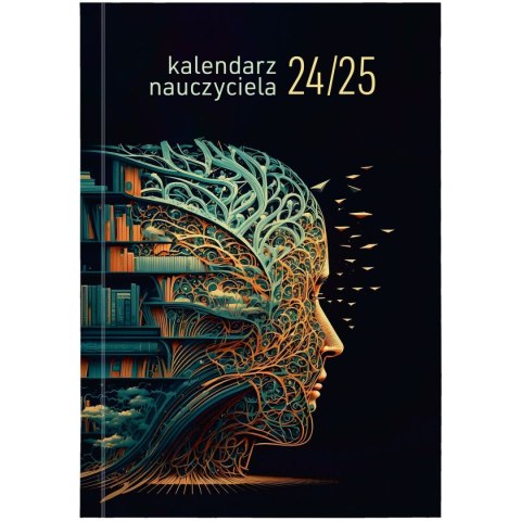 Kalendarz nauczyciela książkowy (terminarz) B6TN089B- Wydawnictwo Wokół Nas 2024/2025 B6 PCV bezbarwny B6 (MODERN)