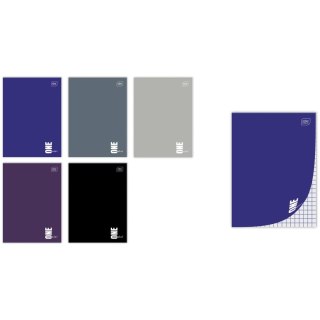 Notes (notatnik) 70g ONE COLOR A6 50# A6 50k. krata Interdruk