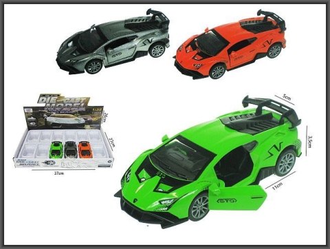 Samochód sportowy 12cm z napędem Hipo (HX181)